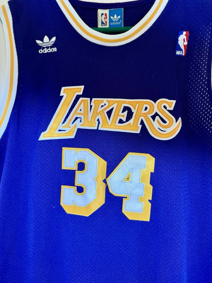 Camiseta Adidas Shaquille O’Neal Los Angeles Lakers HWC Swingman talla XXXL Foto 2 de 4