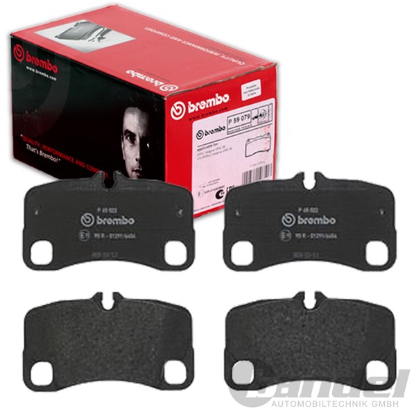 Brembo BremsbelÄGe Hinterachse Passend FüR Porsche 911 | P 65 022-image