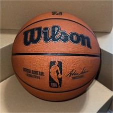 Wilson NBA G League Official Game Ball Leather Basketball, Brown
