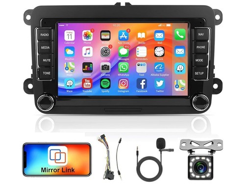 For VW Golf MK5 MK6 Jetta RCD330 Apple Carplay Android 13 Car GPS Stereo Radio