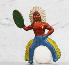 JOHILLCO - VINTAGE LEAD FIGURE - NATIVE INDIAN CHIEF - RARE BRITAINS SCALE  362