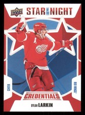 2019-20 Upper Deck Credentials 2nd Star of the Night #2S02 Dylan Larkin