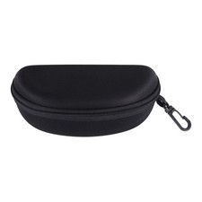 Black Glasses Eyeglasses Safety Zippered Hard Case Holder K3F99741