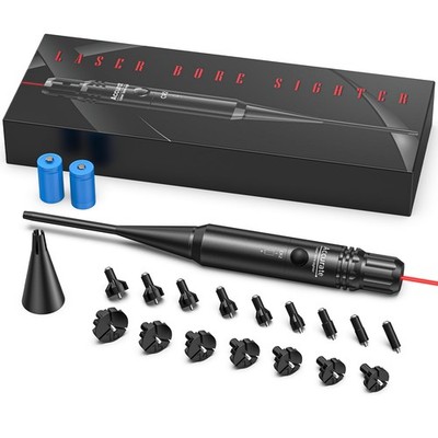 Bore Sight Kit for .17 to 12GA Caliber Rifles Pistols Green or Red Laser Sigh...