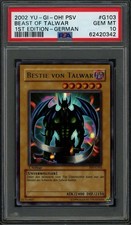 Yu-Gi-Oh! POP 1!!! Bestie von Talwar PSV 1st Edition 1. Auflage PSA 10