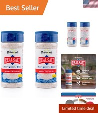 10 Ounce Real Sea Salt Shakers - Natural, Unrefined, Gluten-Free Bliss 2 Pack 