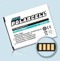 Polarcell Akku FüR Samsung GT-18750 Gt-I8370 GT-18370 2450Mah Batterie Accu Acku