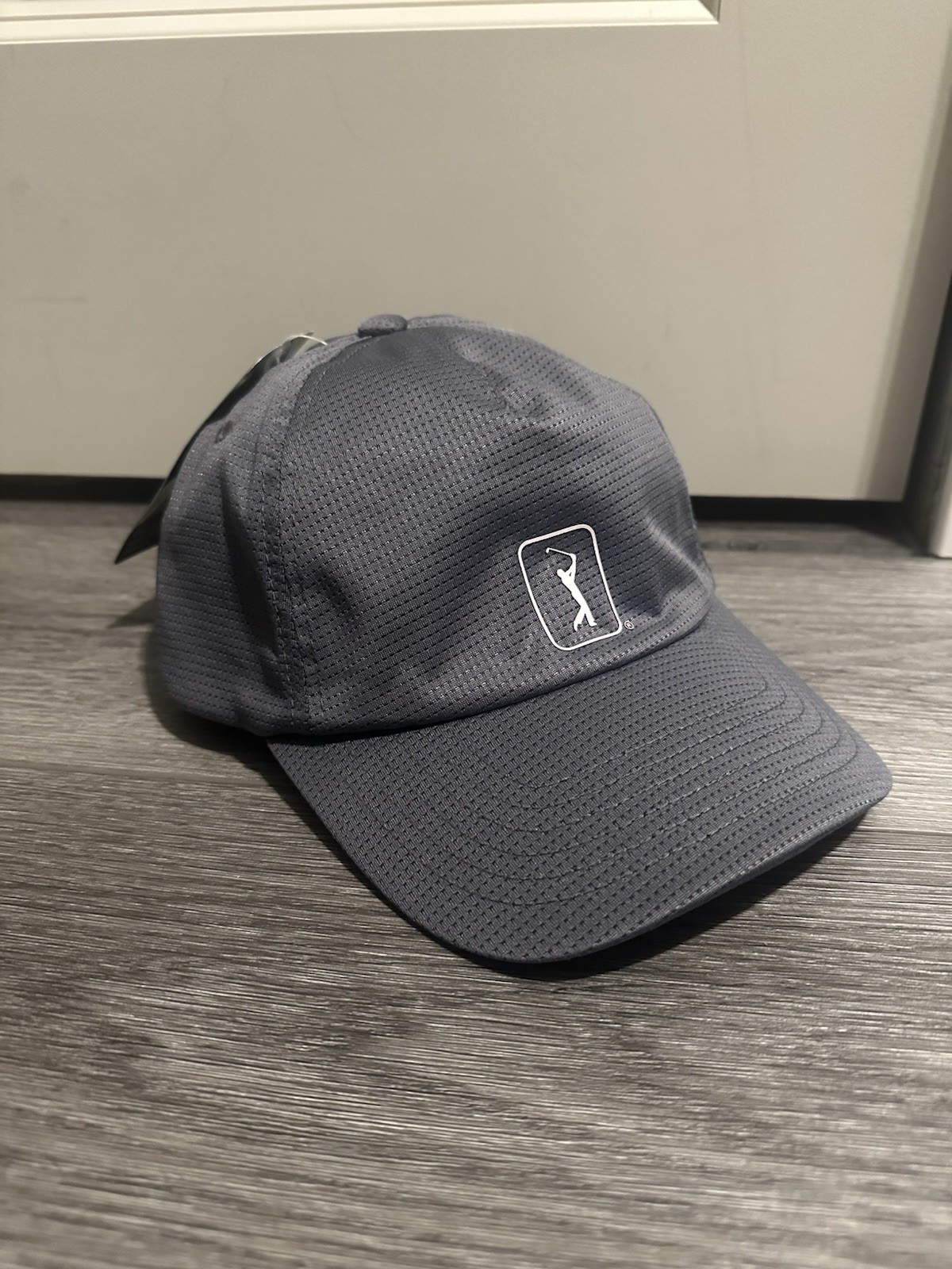 Brand New! PGA Tour Airflux Mesh Adjustable Golf Hat Cap, Gray - FREE SHIP, NWT!