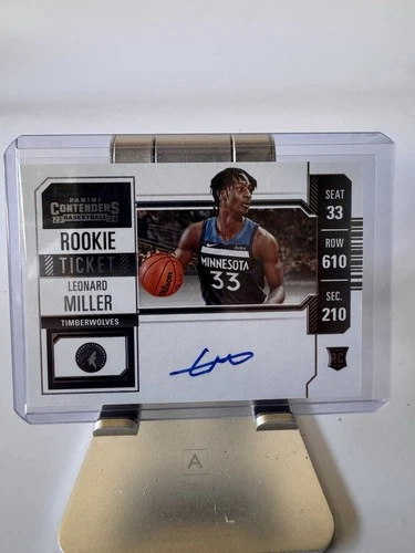 2023-24 Contenders Leonard Miller Rookie Ticket Auto Variation RC