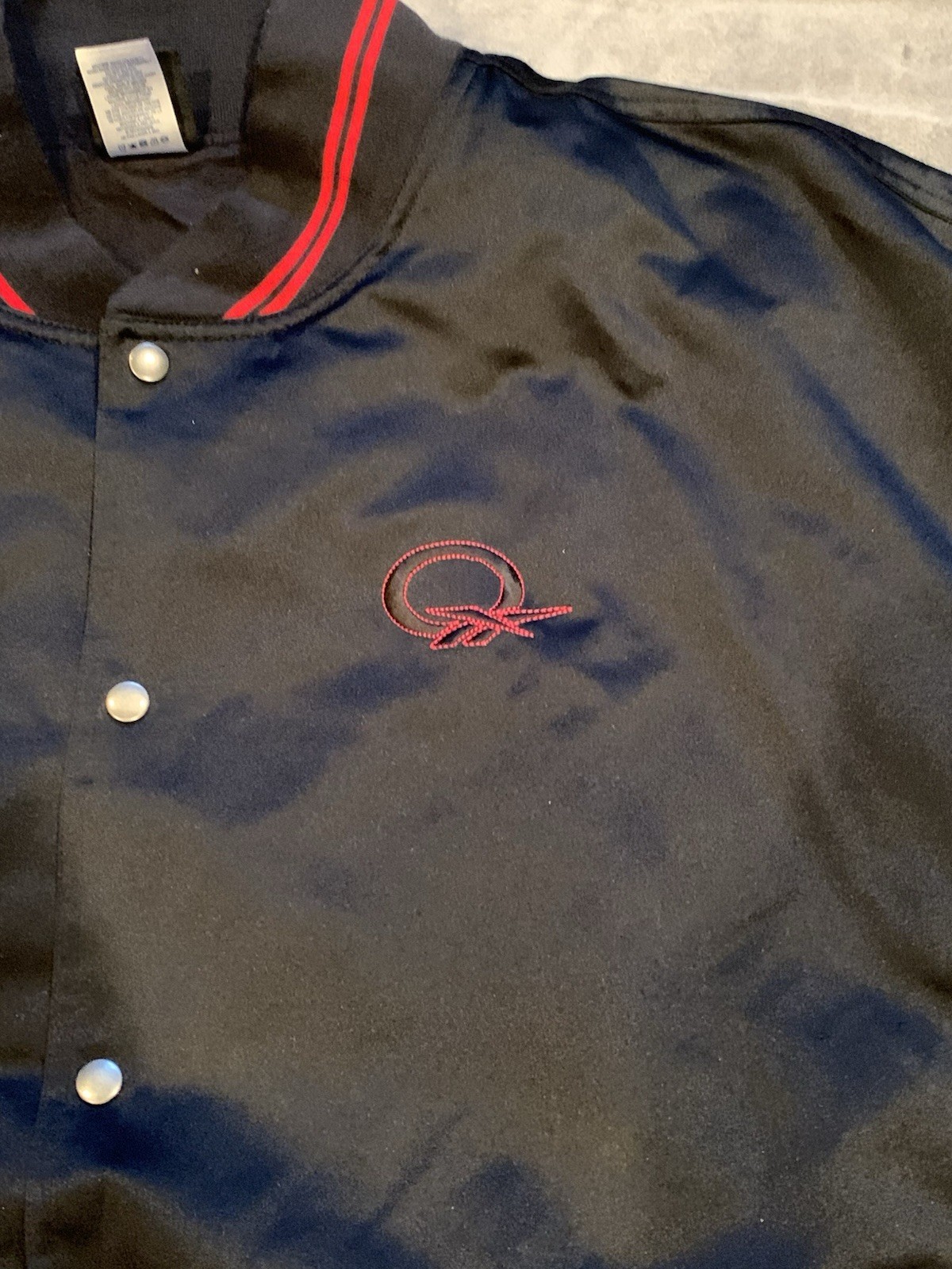 Rare Vintage Reebok Allen Iverson Black Snap Jacket Men’s 3XL image 6