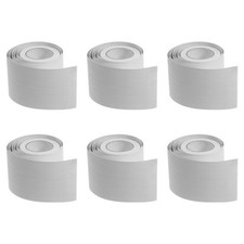 6 Rolls Flexible PVC Skirting Board Self Adhesive Baseboard Molding Trim