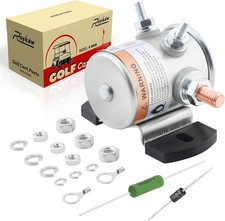 Roykaw EZGO 70 Series Solenoid Relay with Resistor  Diode Kit for 36 silver