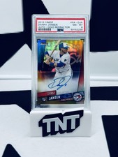 Danny Jansen 2019 Topps Finest Rookie Gold Refractor Auto /50 PSA 8