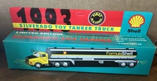 NIB 1993 Shell Silverado Toy Tanker Truck Limited Edition Collector's Series
