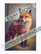 1000 piece jigsaw puzzle Gentle Watch woodland wildlife fox