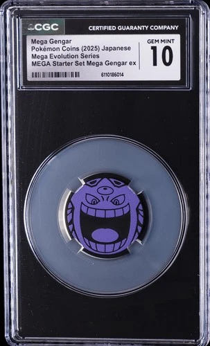 2025 POKEMON COINS JPN MEGA GENGAR CGC 10 GEM MINT
