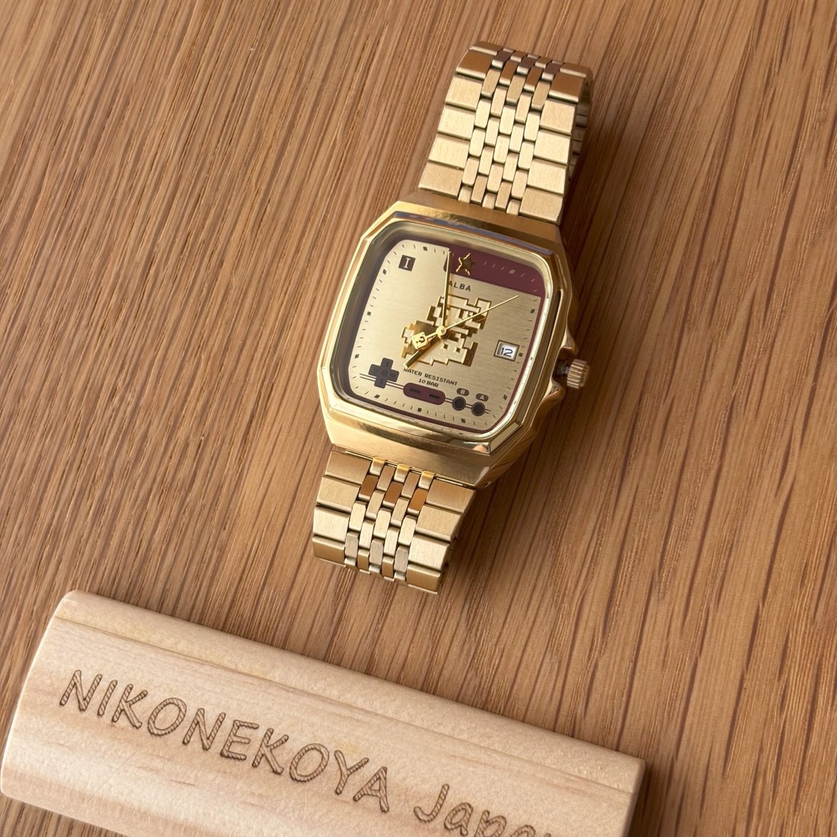 Seiko Alba Super Mario Bros Watch Gold NINTENDO ACCK711