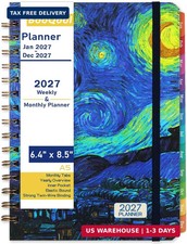 2027 Planner - Weekly Monthly Planner 2027, Jan.2027 - Dec.2027, 6.4" x 8.5",