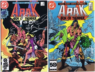 ARAK SON OF THUNDER # 43, 45 US Comics 1985 HI-GRADE Konvolut