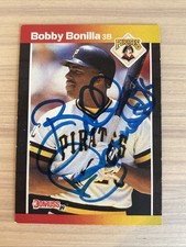 Donruss Bobby Bonilla 1989 autografiado #151 Pittsburgh Pirates