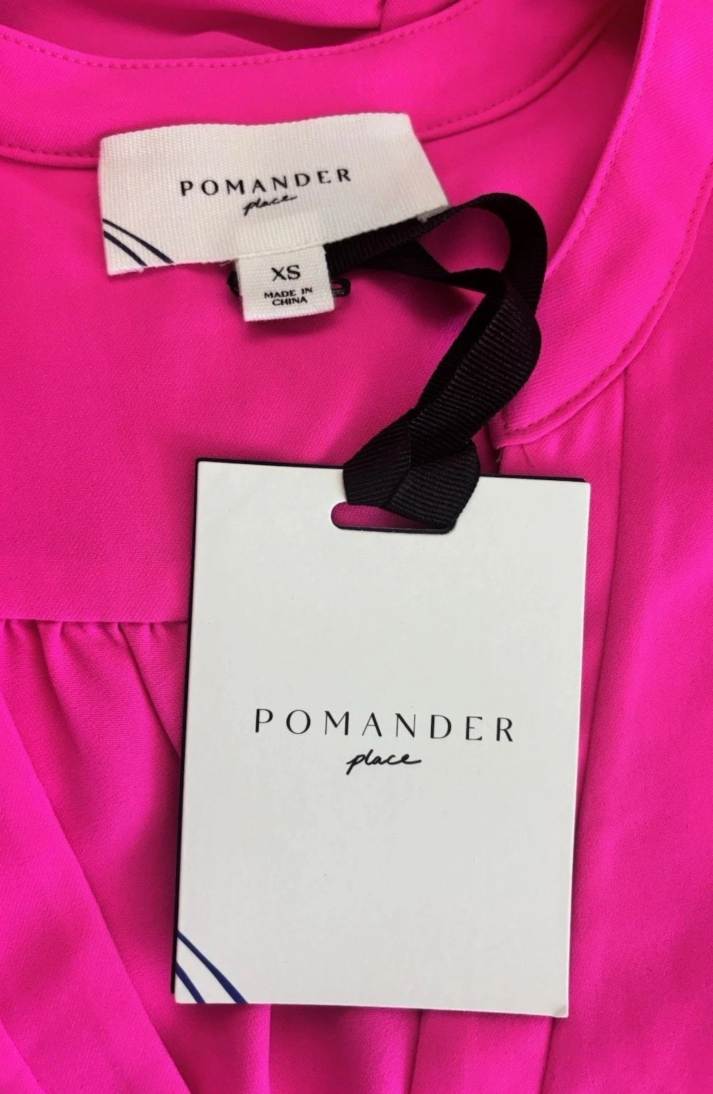 Pomander Place Tuckernuck Vestito Kenzo Donna Rosa Elettrico Crepe Tg XS Barbie