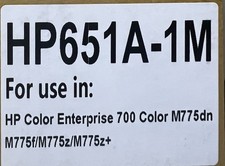 Magenta HP Toner 651A / 700 Color MFP M775 - Open Box Sealed Bag