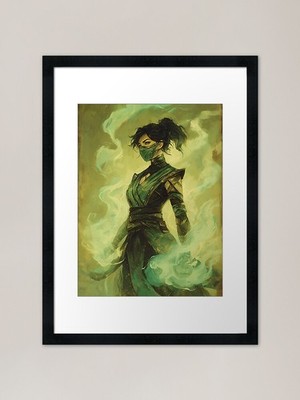 Jade MK Gerahmter Kunstdruck Gerahmtes Wandbild Poster Leinwanddruck Bild