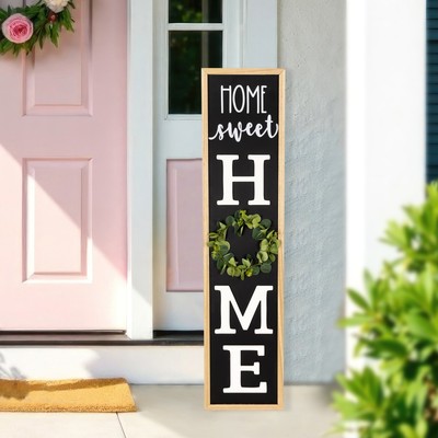 Northlight ''Home'' Wooden Framed Outdoor Porch Sign - 40''