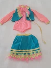 VINTAGE BARBIE GYPSY SPIRIT #1458 NEAR COMPLETE OUTFIT VEST SKIRT BODYSUIT
