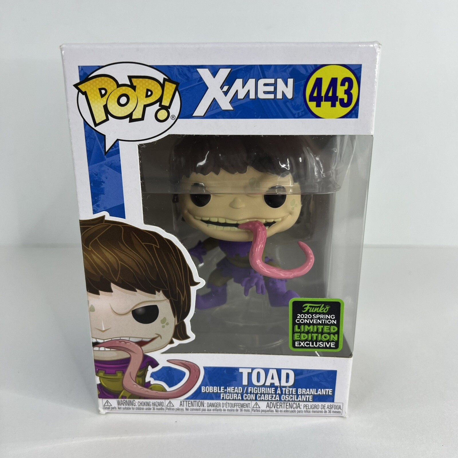 Funko Pop! Figura De Convención De Primavera Marvel X-Men Toad #443 2020 Eccc