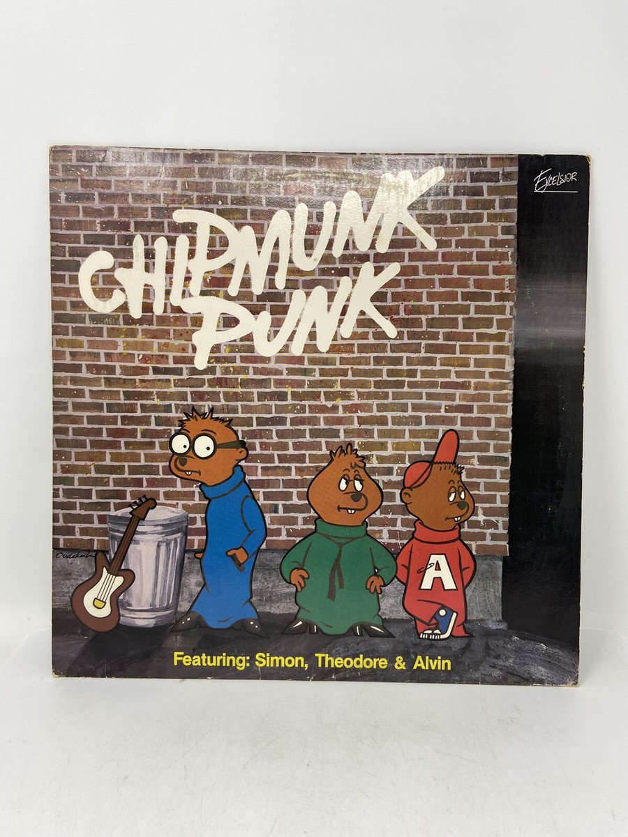 The Chipmunks ‎– Chipmunk Punk LP Excelsior XLP-6008 Alvin Simon