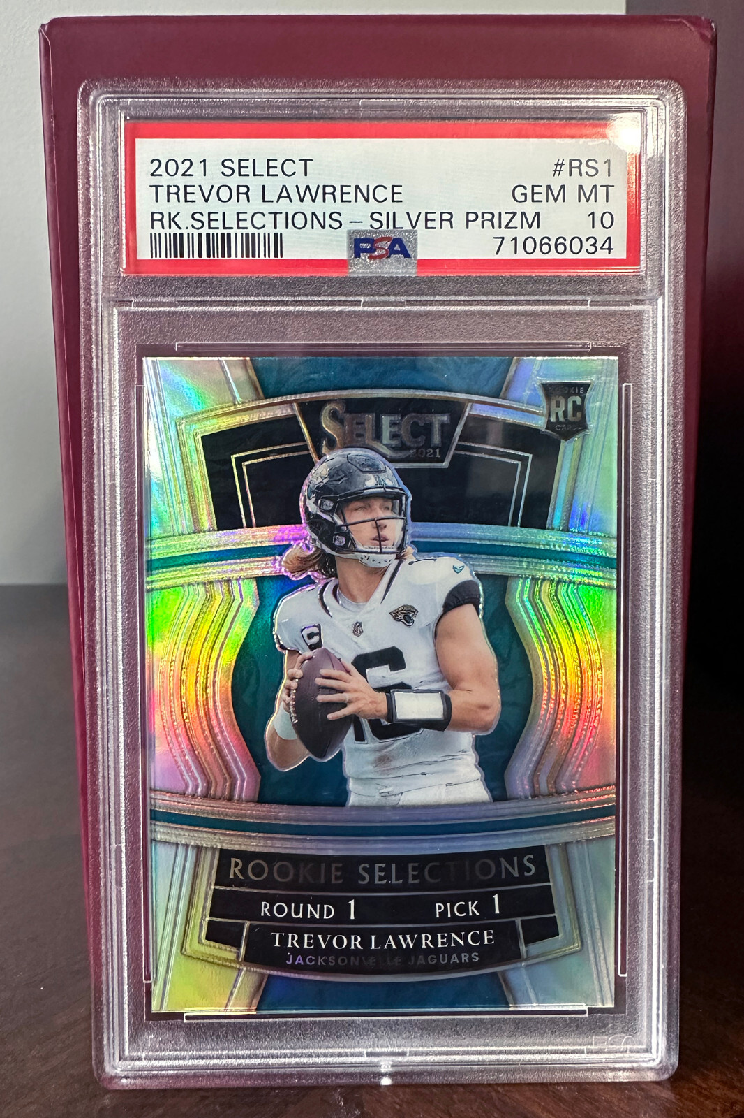 🔥 Trevor Lawrence 2021 Select Rookie Selections SILVER PRIZM PSA 10 RC #RS1