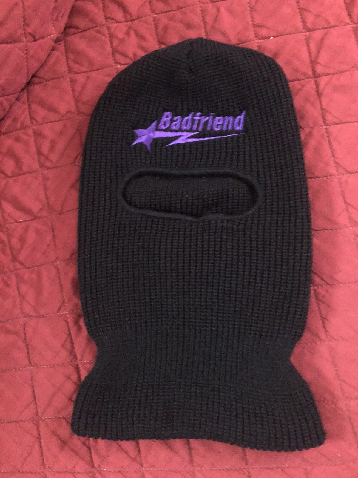 Badfriend Balaclava (Ski Mask) Black-Purple