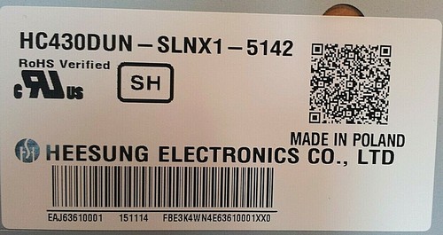 TCON 6870C-0532A PARA LG 43LF510V PANEL HC430DUN-SLNX1-5142 - Bild 3 von 4