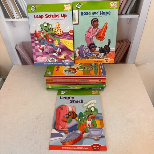 Lot of 22 Leap Frog Tag BooksLeap Readers Books Disney Hardback soft cover - Picture 3 of 4