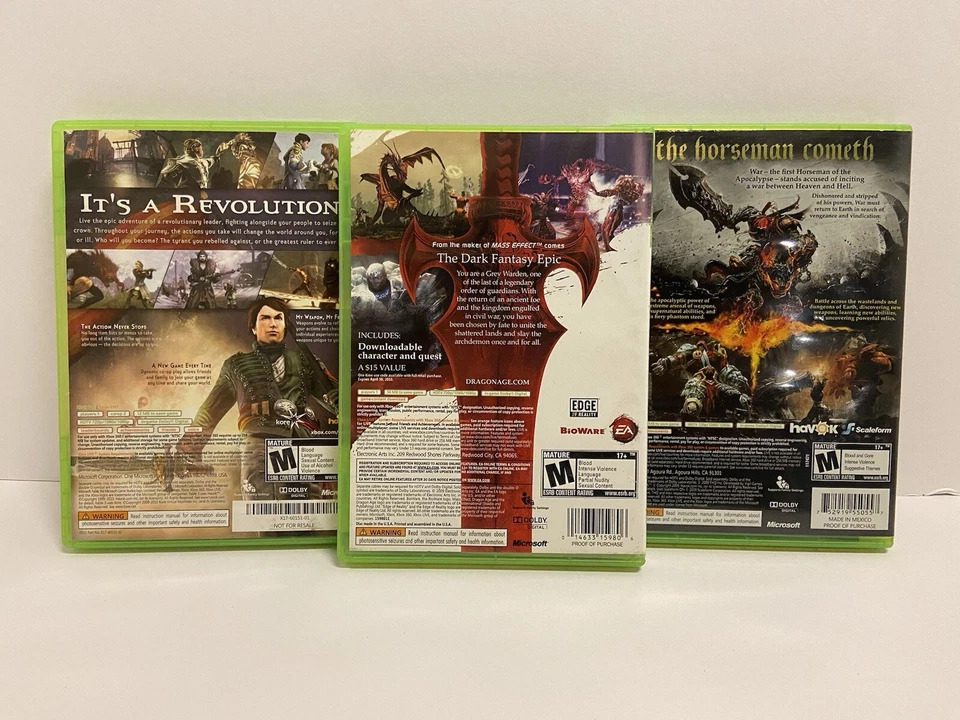 Lot Of 3 Xbox 360 Games Gears Of War 2 Red Faction Test Drive Complete In Box - Image 2 of 4