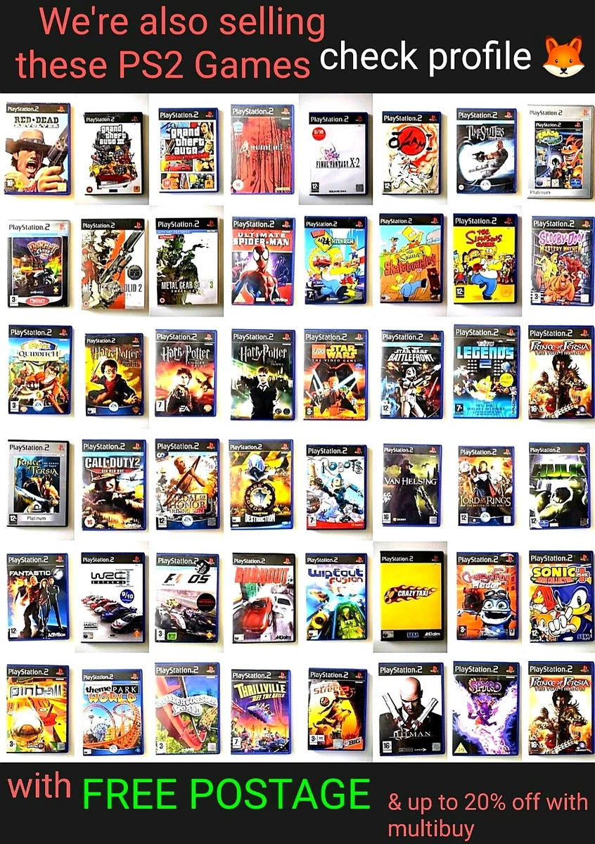Selling ps2 games deals