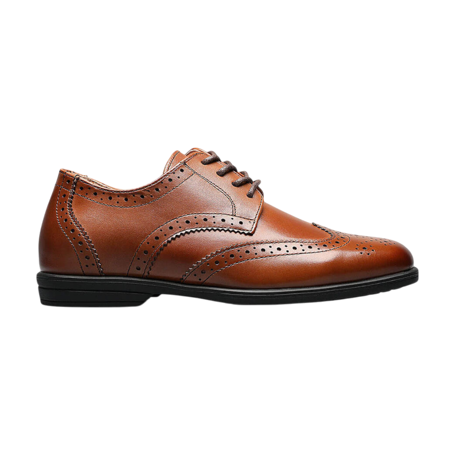 SAOLA Oxford Juniors Florsheim Reveal Wing pelle cognac taglia 7 M US [16574 221]