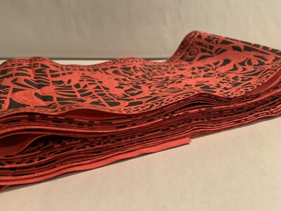 Vintage Fabric - 32 Feet x 6 7/8” | eBay