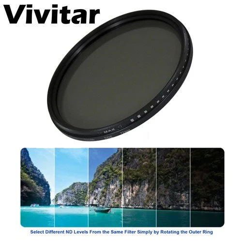 Vivitar 0.3 Glass Camera Lens ND2-ND1000 Filter 52 mm, 55mm,77mm - Image 2 of 3