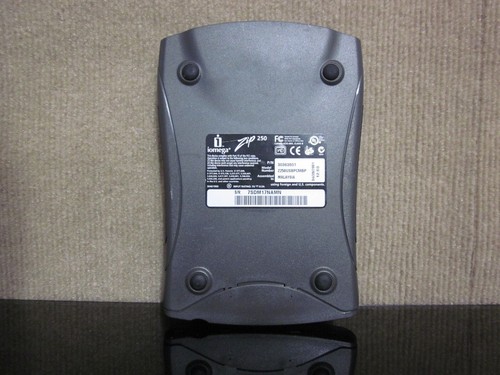Iomega Zip 250 Z250USBPCMBP External Disk Drive USB Tested Blue Gray - Picture 6 of 8