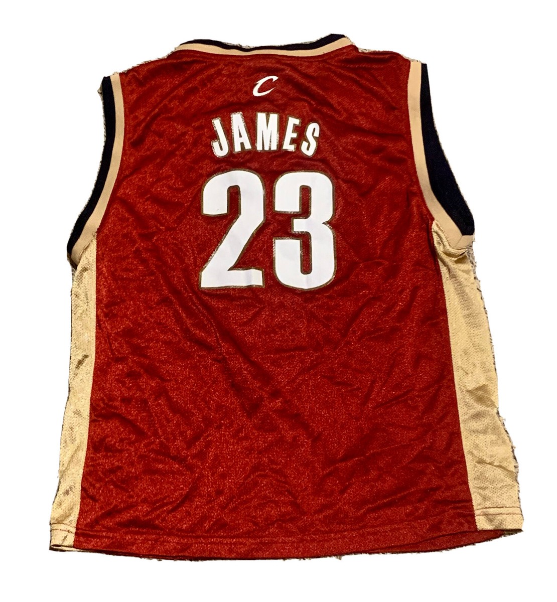 Lebron James — Cleveland Cavaliers Adidas Away Jersey — Size Youth