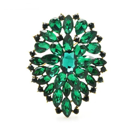 Broches fleur vintage tendance luxe épingles beaux bijoux cadeaux pour femmes hommes - Photo 186/244