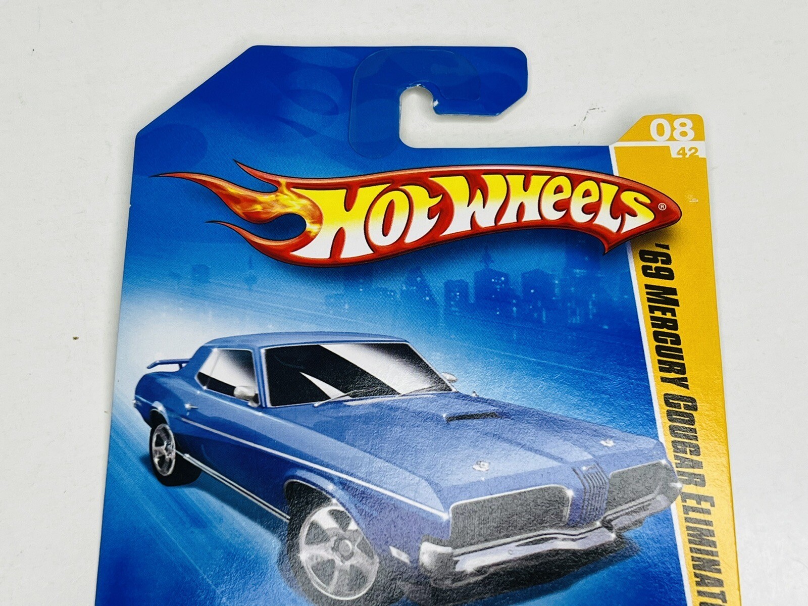 Hot Wheels '69 Mercury Cougar Eliminator 2009 New Models 08/42 Blue NEW thumbnail 3