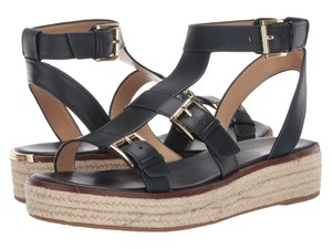 michael kors cunningham leather wedge
