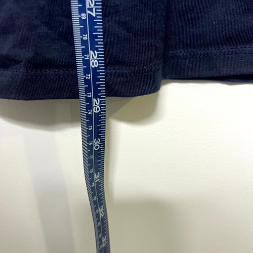 Saturday NYC T-Shirt Mens Medium Short Sleeve Regular Fit Navy Graphic Print Tee - Picture 10 of 11