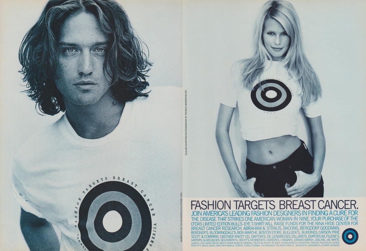 1994 CFDA - Fashion Breast Cancer - Claudia Schiffer, Tony Bruce
