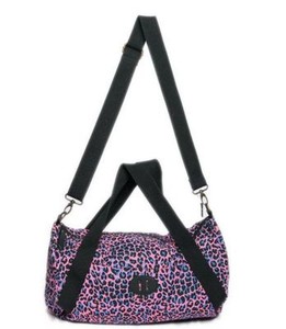 blue leopard print bag