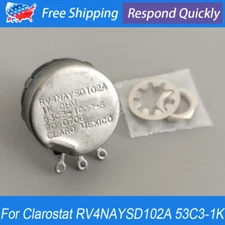 For Clarostat RV4NAYSD102A 53C3-1K Single Turn Linear Potentiometer 1K Ohms 22MM