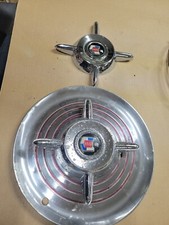 1956 Mercury Montclair Monterey Hubcap Spinner Wheel Cover Ornament Pair 56 1956 Mercury Montclair Monterey Hubcap Spinner Wheel Cover Ornament Pair 56